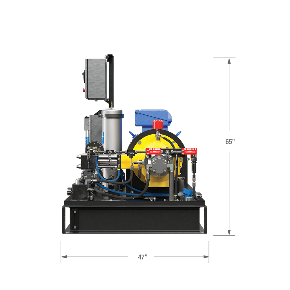 Electric Husky 40/ 55k PSI Industrial Pump System