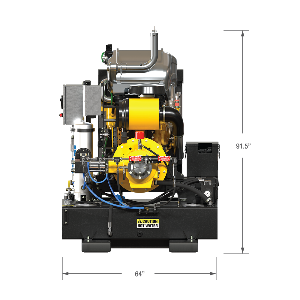 Diesel Husky 40/ 55k PSI Industrial Pump System