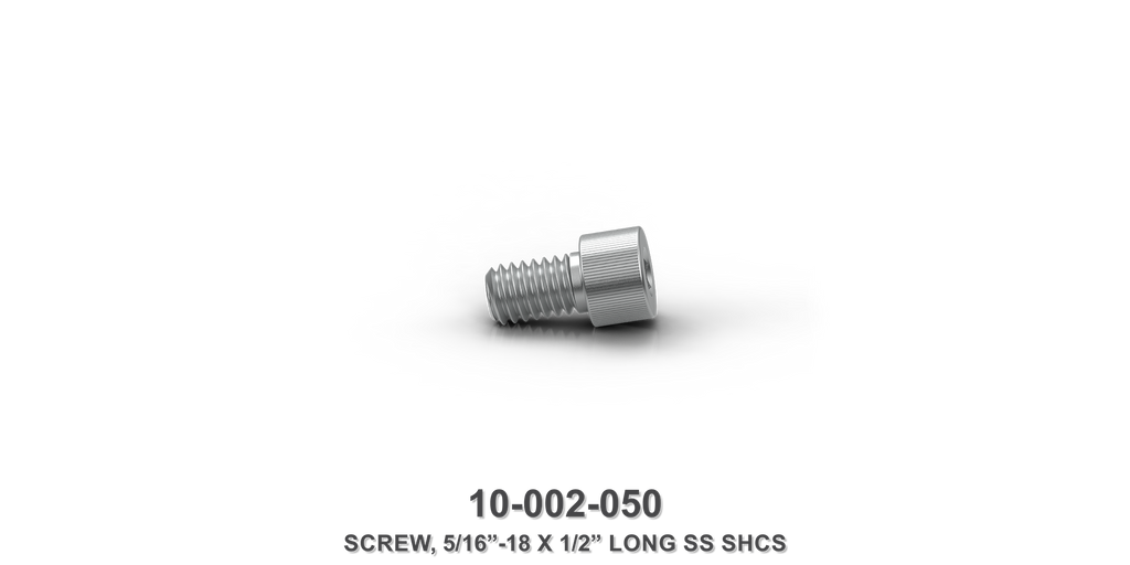 5/16"-18 x 1/2" Long Stainless Steel SHCS Screw