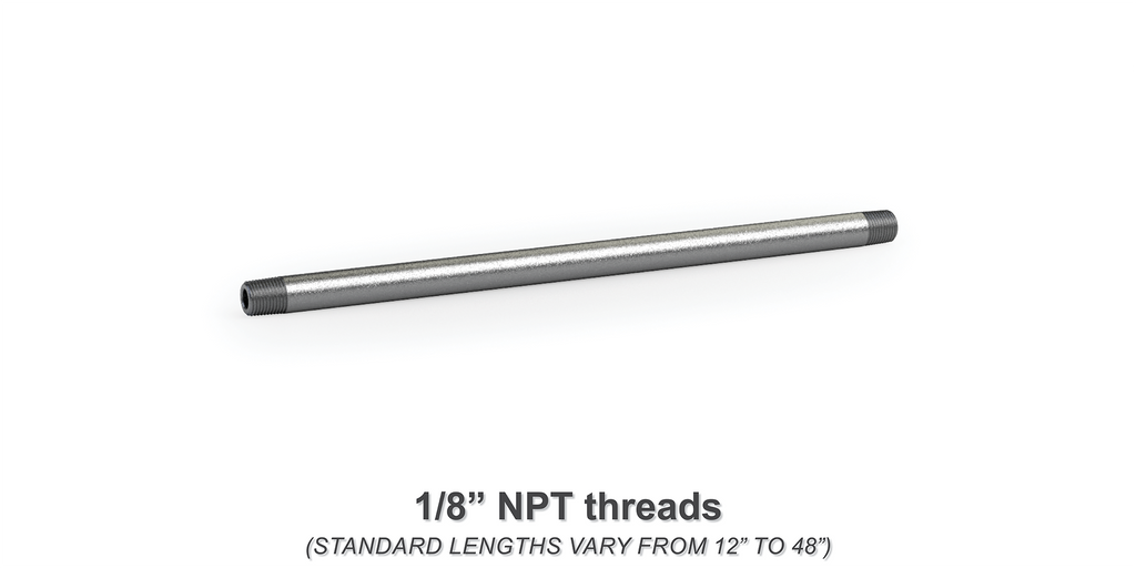15K 1/8" NPT Pipe Nipple