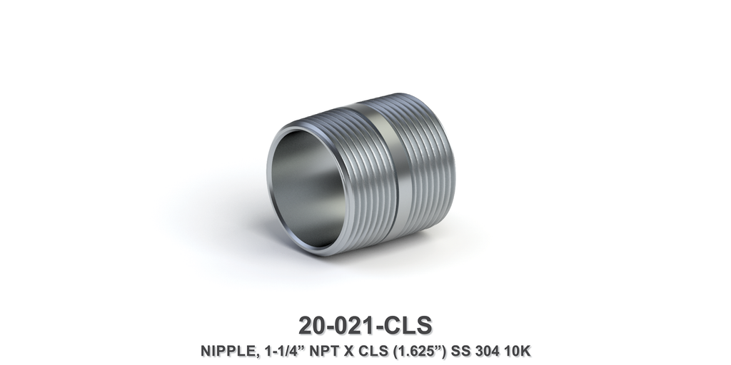 1-1/4" NPT x CLS Nipple