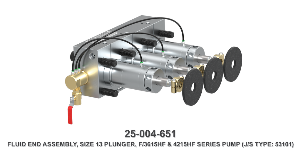 15K Size 13 Plunger Fluid End Assembly - Types 4215HF & 3615HF