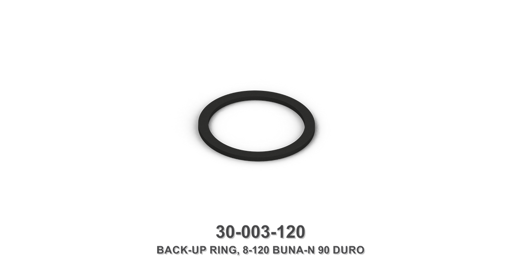 8-120 Buna-N 90 Duro Back-Up Ring