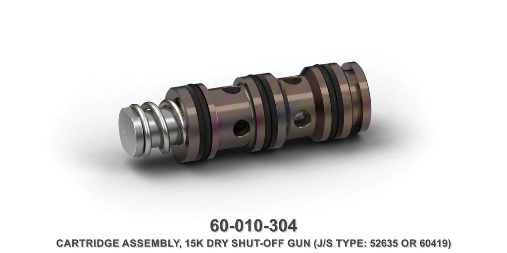 15K Dry Shut-Off Gun Cartridge Assembly