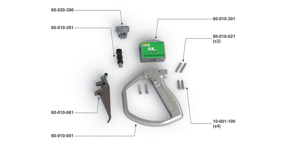 15K Dry Shut-Off Gun Handle