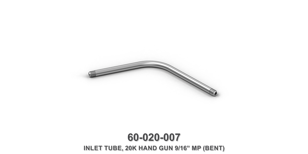 20K Hand Gun 9/16" MP Bent Inlet Tube