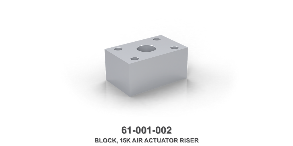 15K Air Actuator Riser Block