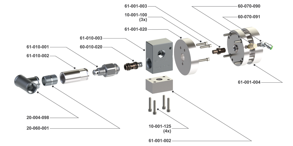 15K Air Diverter Valve without Base Plate