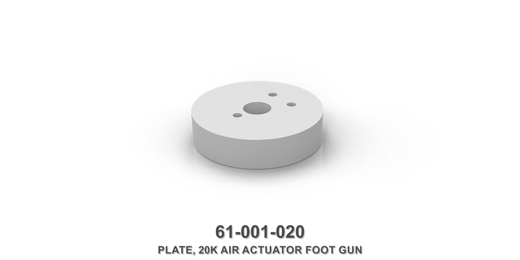 20K Air Actuator Foot Gun Plate