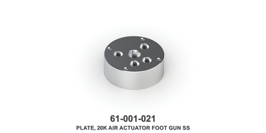 20K Air Actuator Foot Gun SS Plate