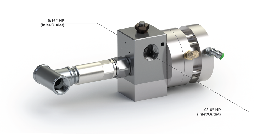 40K Air Diverter Valve without Base Plate