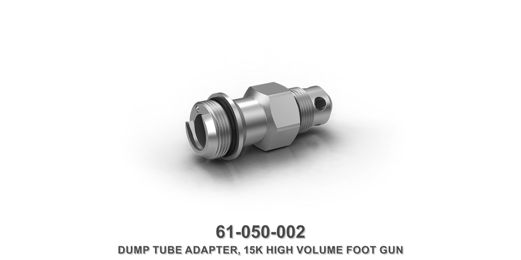 15K High Volume Foot Gun Dump Tube Adapter