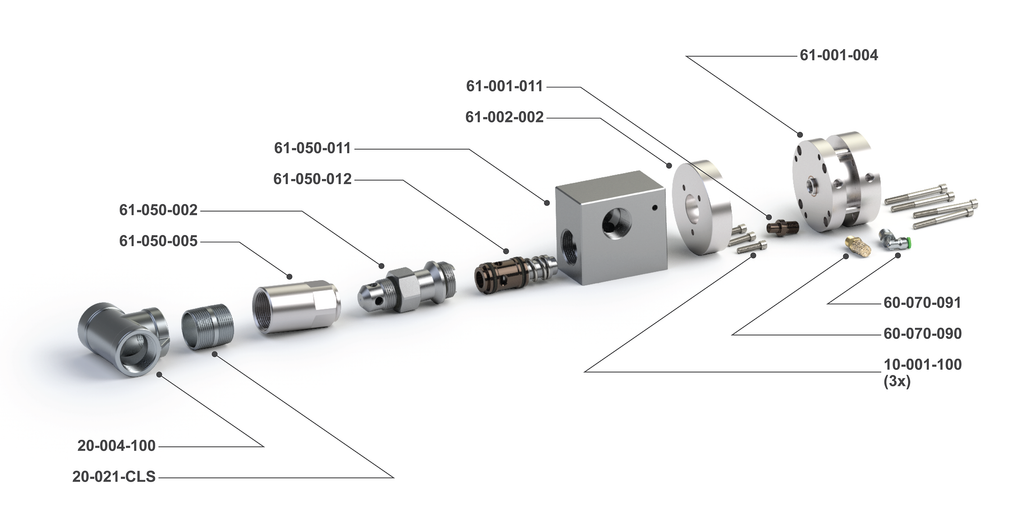 15K High Volume Air Diverter Valve without Base Plate