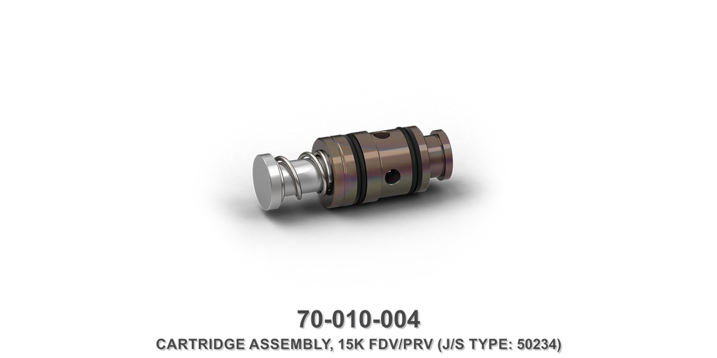 15K Flow Divider Valve / Pressure Regulating Valve Cartridge Assembly