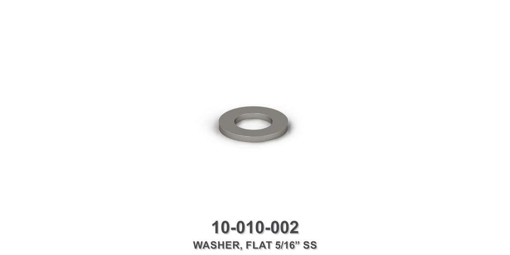 Flat 5/16" Stainless Steel Washer