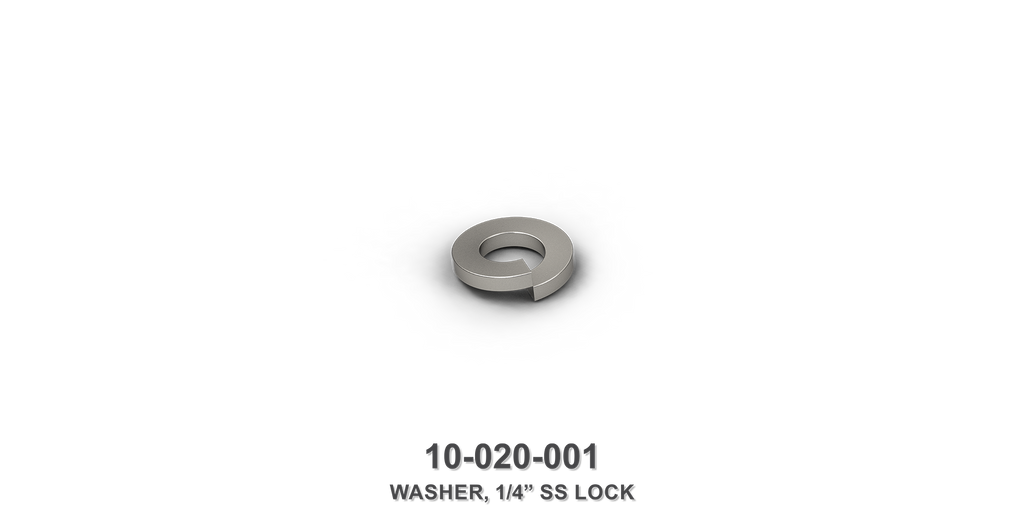 1/4" Stainless Steel Lock Washer