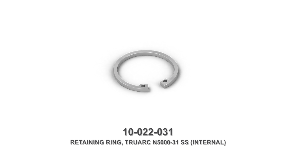 Truarc N5000-31 Stainless Steel Internal Retaining Ring