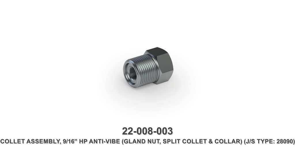 9/16" HP Anti-Vibe Collet Assembly