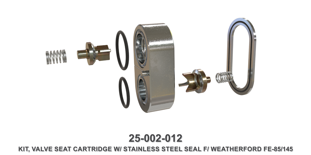 Stainless Steel Valve Seat Cartridge Kit - Weatherford Type