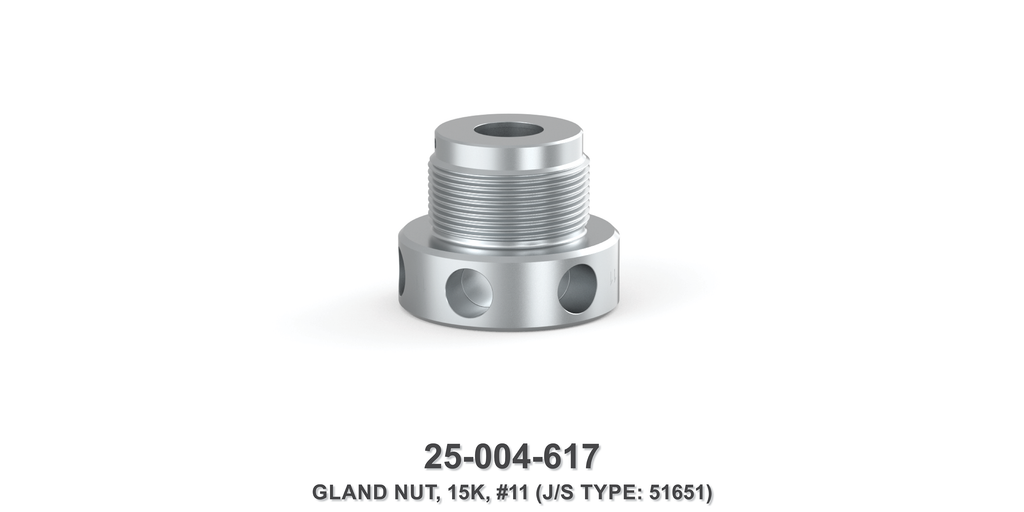 15K Gland Nut - Size 11 Plunger - Jetstream Type