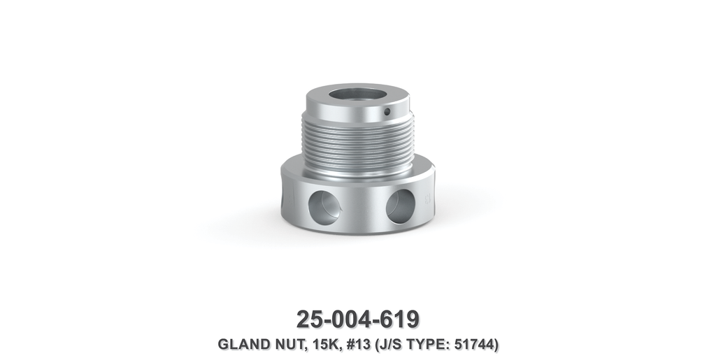 15K Gland Nut - Size 13 Plunger - Jetstream Type