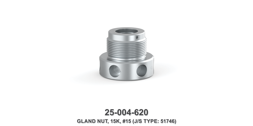 15K Gland Nut - Size 15 Plunger - Jetstream Type