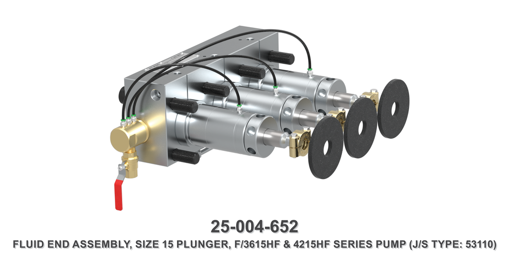 15K Size 15 Plunger Fluid End Assembly - Types 4215HF & 3615HF
