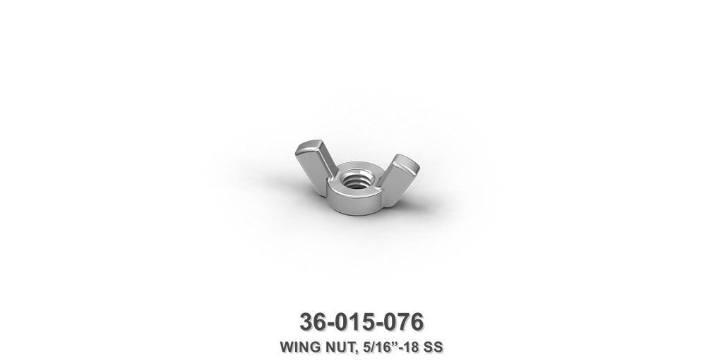 5/16"-18 Stainless Steel Wing Nut