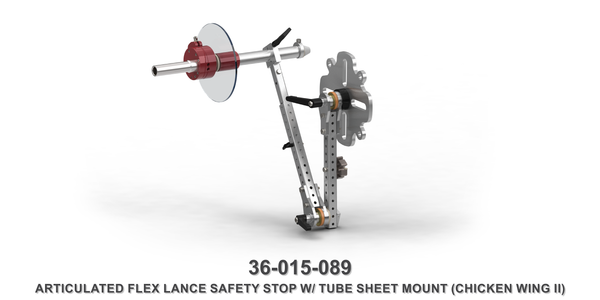 40K Articulated Flex Lance Safety Stop for Tube Sheet Mounting
