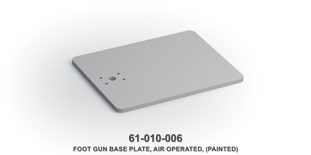 Air Operated Foot Gun Base Plate (Painted)