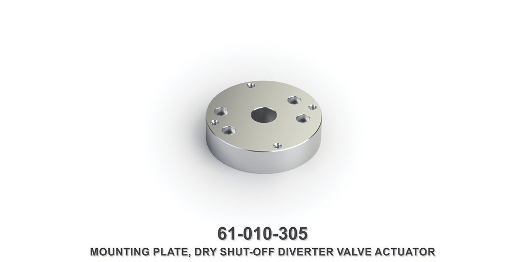 Dry Shut-Off Diverter Valve Actuator Mounting Plate
