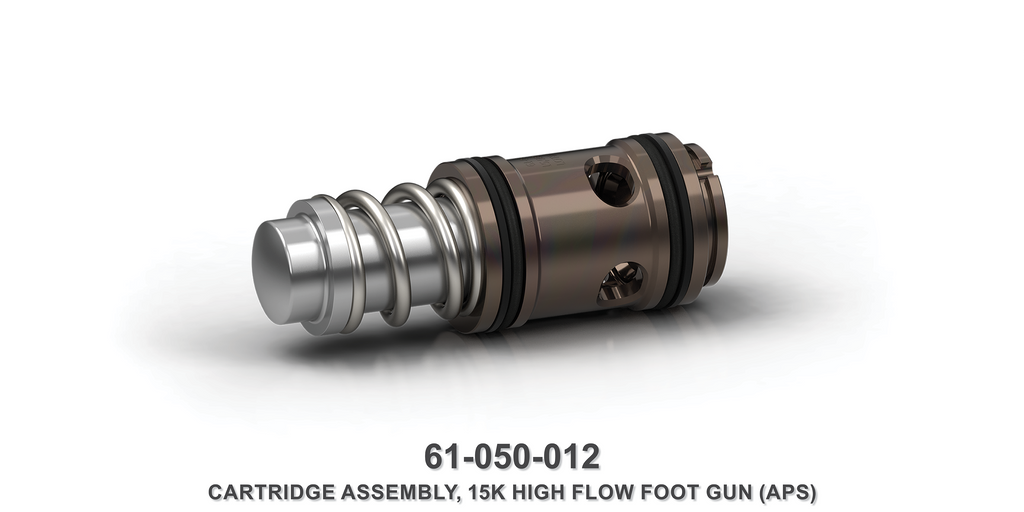 15K High Flow Foot Gun Cartridge Assembly