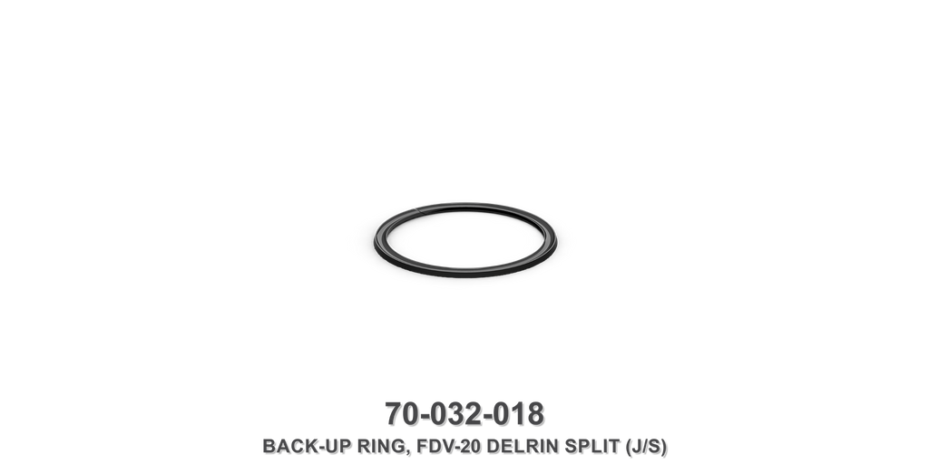 FDV-20 Delrin Split Back-Up Ring